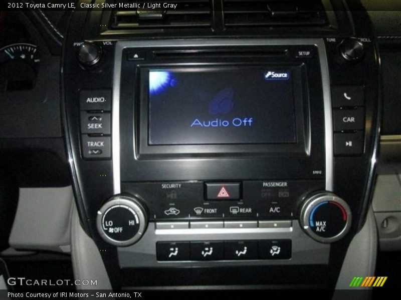 Classic Silver Metallic / Light Gray 2012 Toyota Camry LE