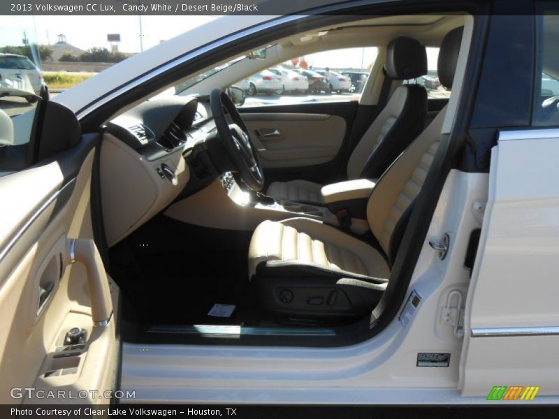 Candy White / Desert Beige/Black 2013 Volkswagen CC Lux