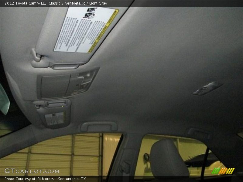 Classic Silver Metallic / Light Gray 2012 Toyota Camry LE