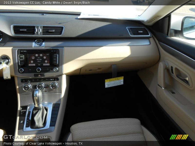 Candy White / Desert Beige/Black 2013 Volkswagen CC Lux