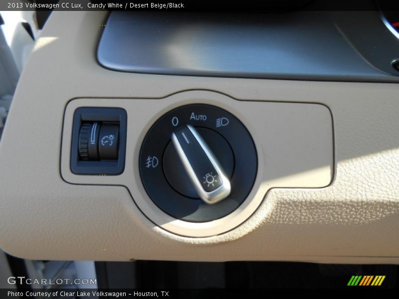 Candy White / Desert Beige/Black 2013 Volkswagen CC Lux