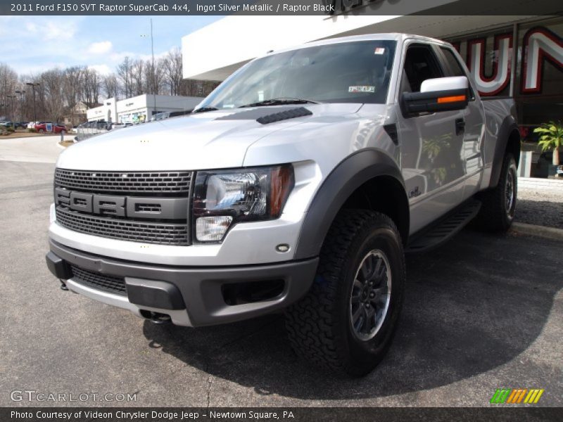 Ingot Silver Metallic / Raptor Black 2011 Ford F150 SVT Raptor SuperCab 4x4