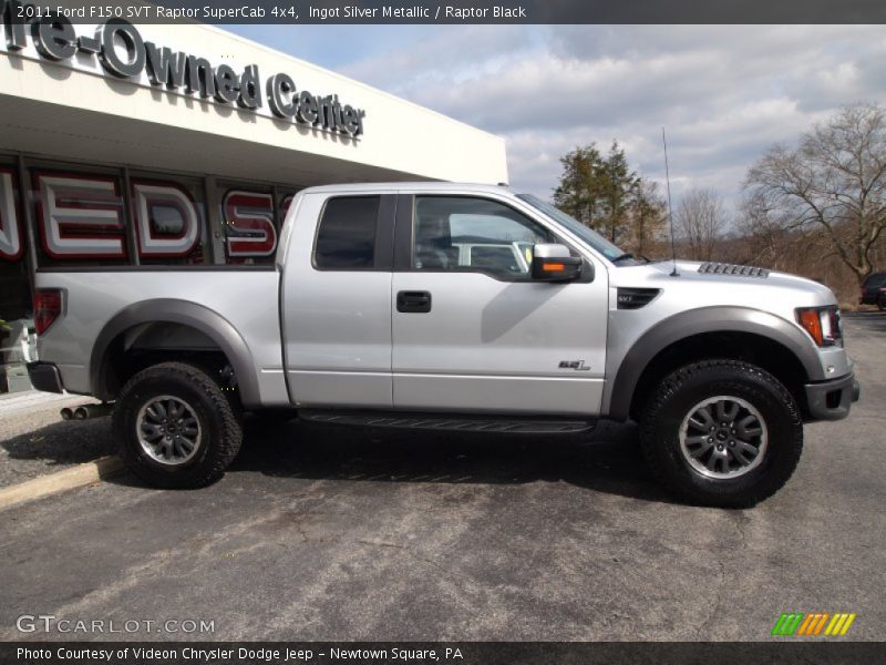 Ingot Silver Metallic / Raptor Black 2011 Ford F150 SVT Raptor SuperCab 4x4