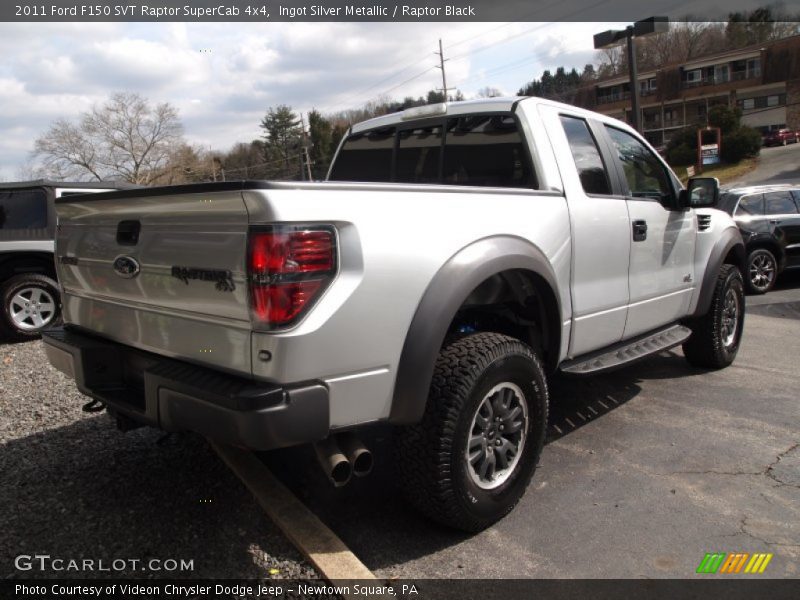  2011 F150 SVT Raptor SuperCab 4x4 Ingot Silver Metallic