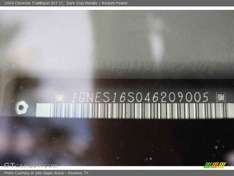 Dark Gray Metallic / Medium Pewter 2004 Chevrolet TrailBlazer EXT LT