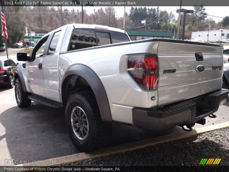 Ingot Silver Metallic / Raptor Black 2011 Ford F150 SVT Raptor SuperCab 4x4