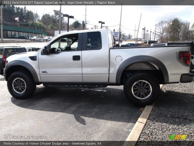  2011 F150 SVT Raptor SuperCab 4x4 Ingot Silver Metallic