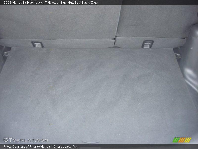 Tidewater Blue Metallic / Black/Grey 2008 Honda Fit Hatchback