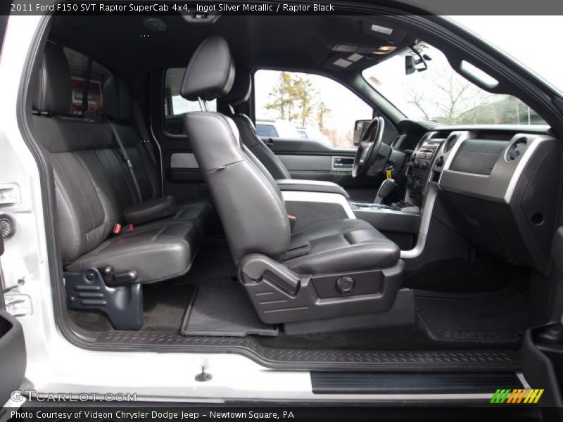  2011 F150 SVT Raptor SuperCab 4x4 Raptor Black Interior