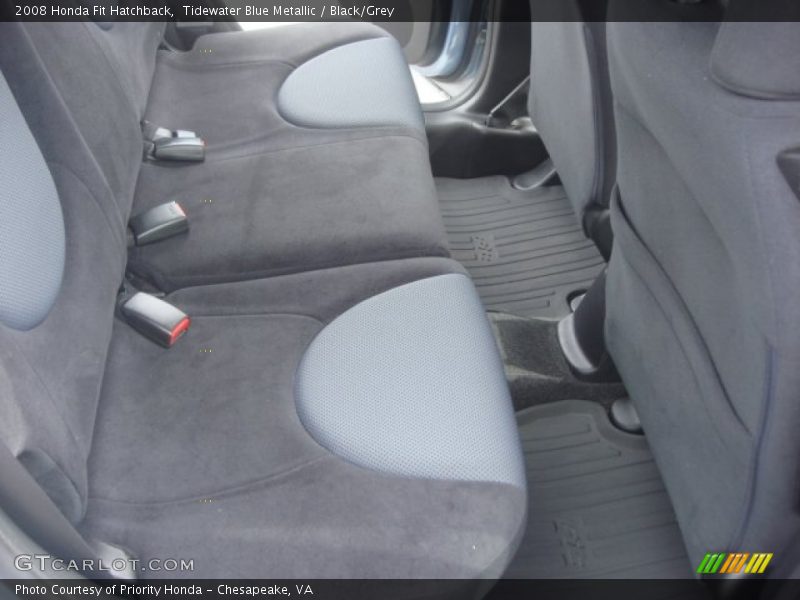 Tidewater Blue Metallic / Black/Grey 2008 Honda Fit Hatchback