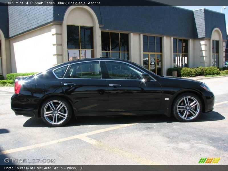 Black Obsidian / Graphite 2007 Infiniti M 45 Sport Sedan