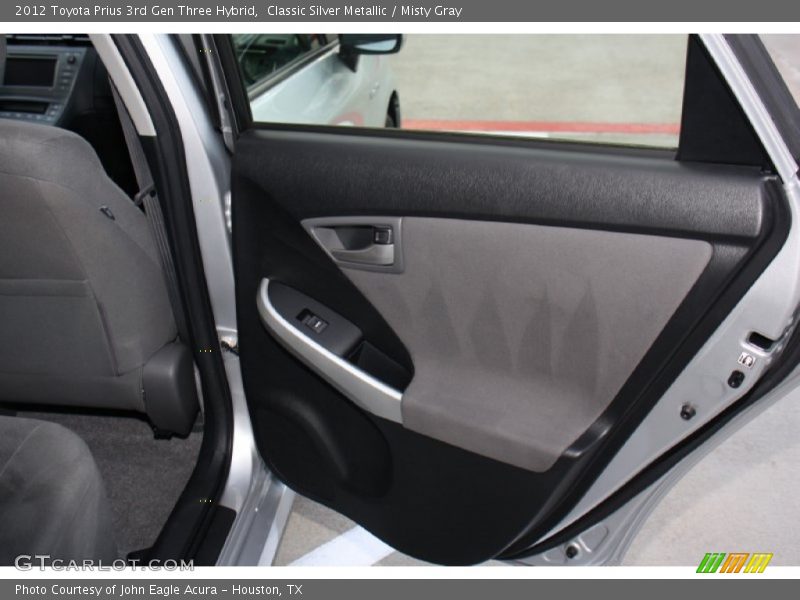 Classic Silver Metallic / Misty Gray 2012 Toyota Prius 3rd Gen Three Hybrid