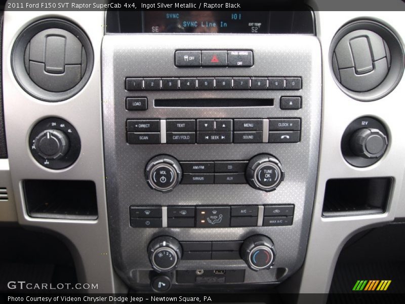 Controls of 2011 F150 SVT Raptor SuperCab 4x4