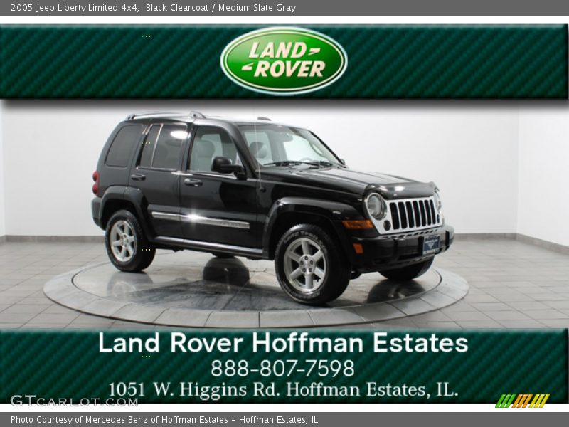 Black Clearcoat / Medium Slate Gray 2005 Jeep Liberty Limited 4x4