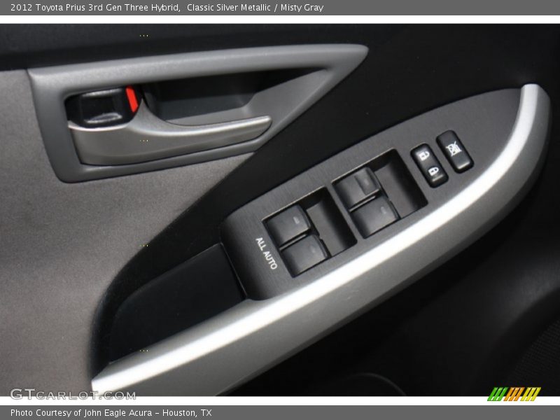Classic Silver Metallic / Misty Gray 2012 Toyota Prius 3rd Gen Three Hybrid