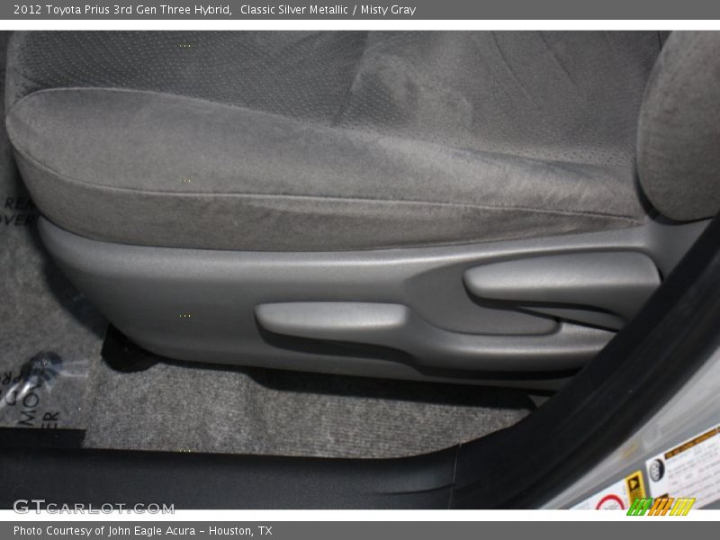 Classic Silver Metallic / Misty Gray 2012 Toyota Prius 3rd Gen Three Hybrid