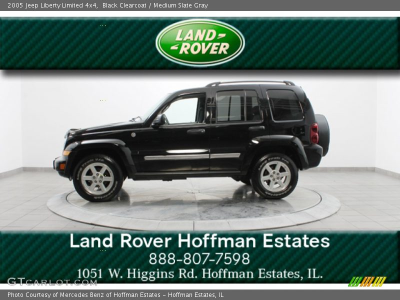 Black Clearcoat / Medium Slate Gray 2005 Jeep Liberty Limited 4x4