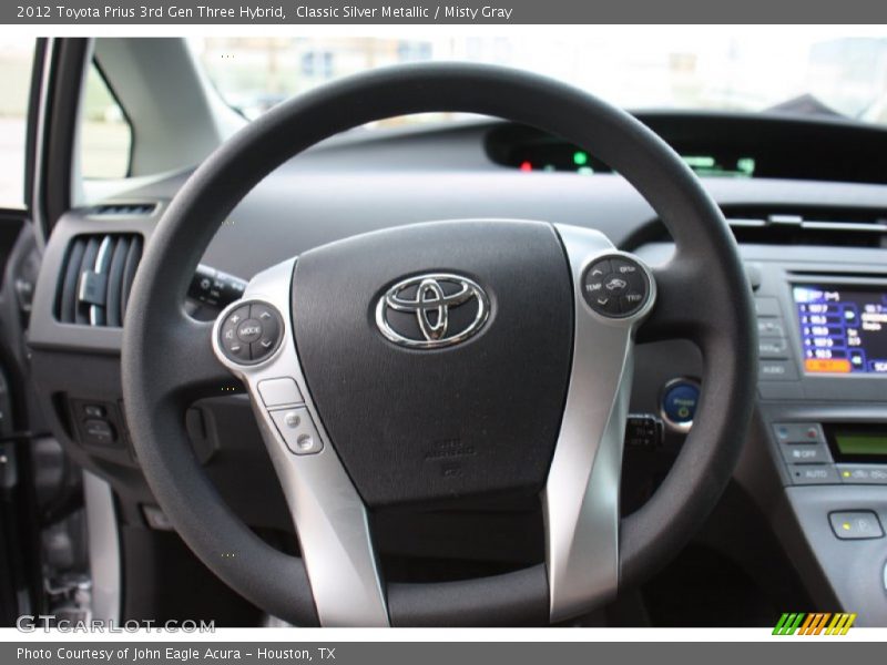  2012 Prius 3rd Gen Three Hybrid Steering Wheel