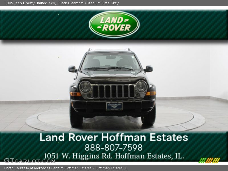 Black Clearcoat / Medium Slate Gray 2005 Jeep Liberty Limited 4x4