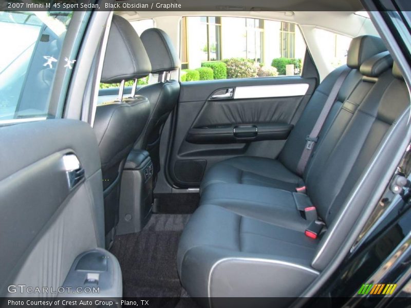 Black Obsidian / Graphite 2007 Infiniti M 45 Sport Sedan