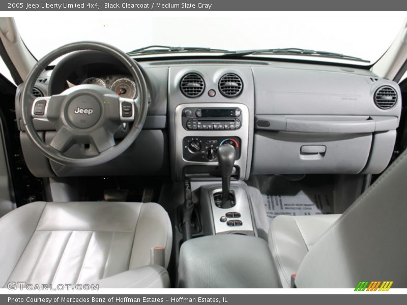 Black Clearcoat / Medium Slate Gray 2005 Jeep Liberty Limited 4x4