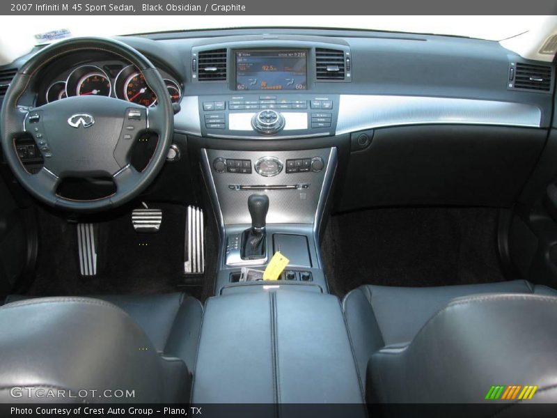 Black Obsidian / Graphite 2007 Infiniti M 45 Sport Sedan
