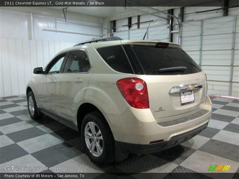 Gold Mist Metallic / Jet Black 2011 Chevrolet Equinox LT