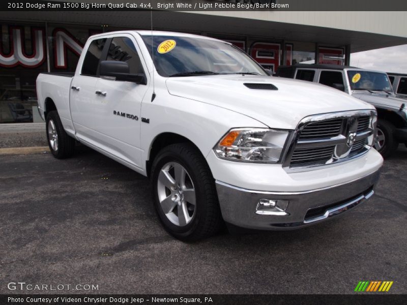 Front 3/4 View of 2012 Ram 1500 Big Horn Quad Cab 4x4