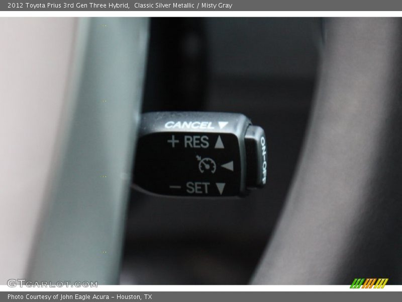 Classic Silver Metallic / Misty Gray 2012 Toyota Prius 3rd Gen Three Hybrid
