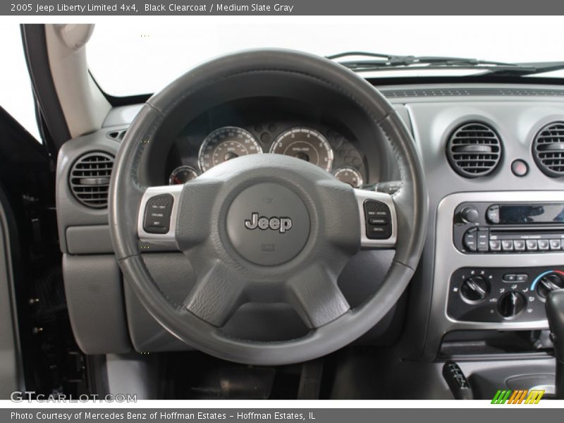 Black Clearcoat / Medium Slate Gray 2005 Jeep Liberty Limited 4x4
