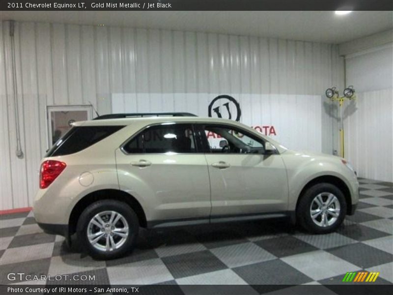 Gold Mist Metallic / Jet Black 2011 Chevrolet Equinox LT