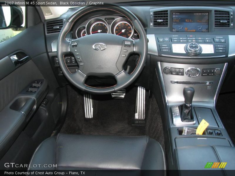 Black Obsidian / Graphite 2007 Infiniti M 45 Sport Sedan