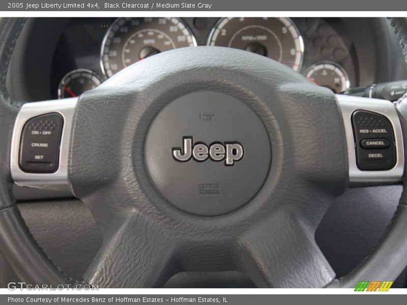 Black Clearcoat / Medium Slate Gray 2005 Jeep Liberty Limited 4x4