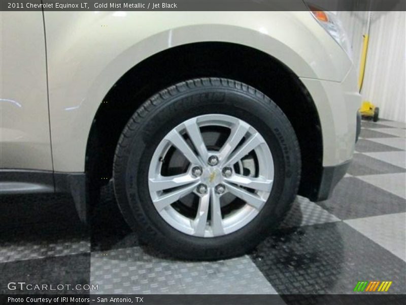 Gold Mist Metallic / Jet Black 2011 Chevrolet Equinox LT