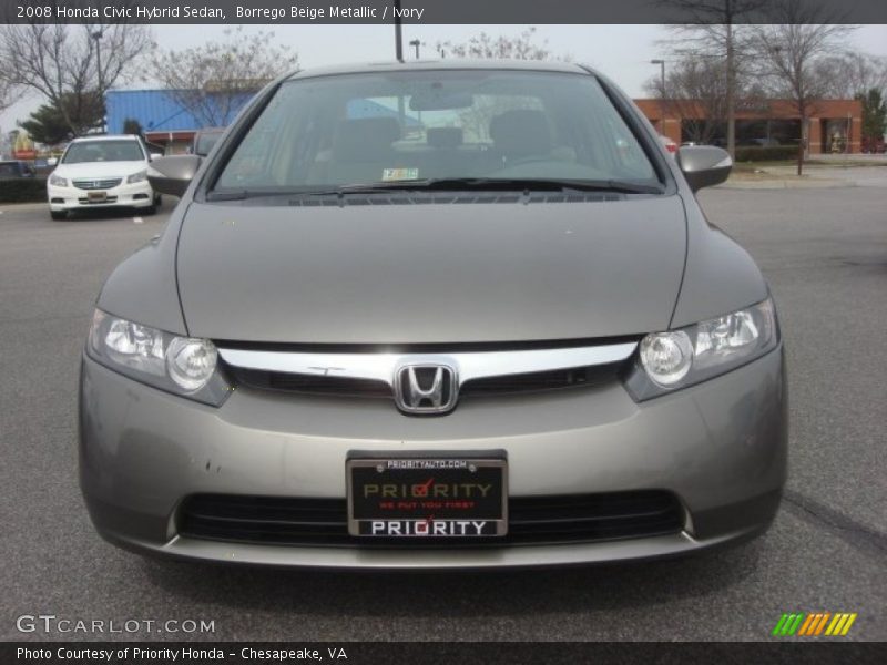 Borrego Beige Metallic / Ivory 2008 Honda Civic Hybrid Sedan