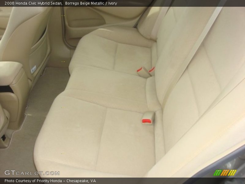 Borrego Beige Metallic / Ivory 2008 Honda Civic Hybrid Sedan