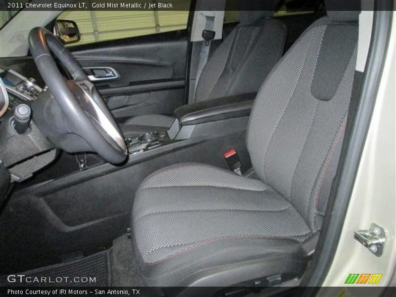 Gold Mist Metallic / Jet Black 2011 Chevrolet Equinox LT