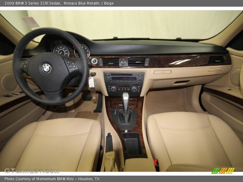 Monaco Blue Metallic / Beige 2009 BMW 3 Series 328i Sedan