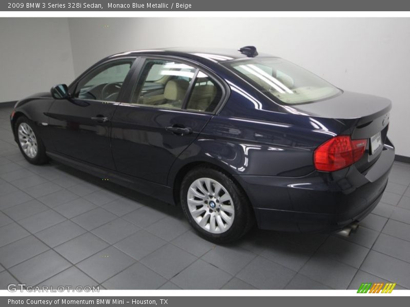 Monaco Blue Metallic / Beige 2009 BMW 3 Series 328i Sedan