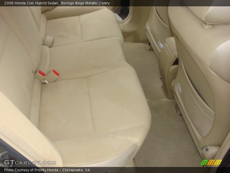 Borrego Beige Metallic / Ivory 2008 Honda Civic Hybrid Sedan