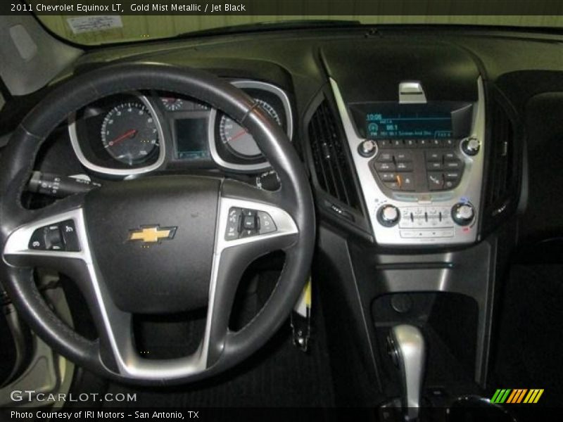 Gold Mist Metallic / Jet Black 2011 Chevrolet Equinox LT