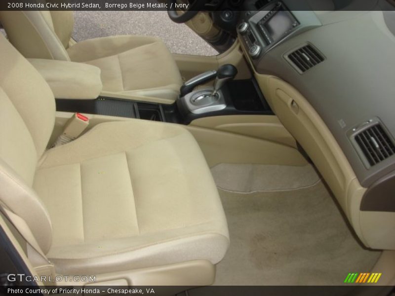 Borrego Beige Metallic / Ivory 2008 Honda Civic Hybrid Sedan