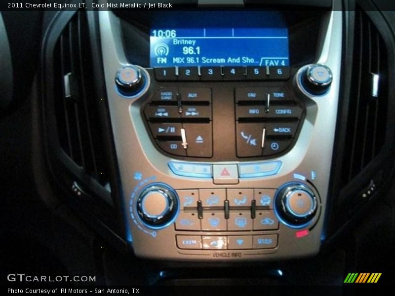 Gold Mist Metallic / Jet Black 2011 Chevrolet Equinox LT