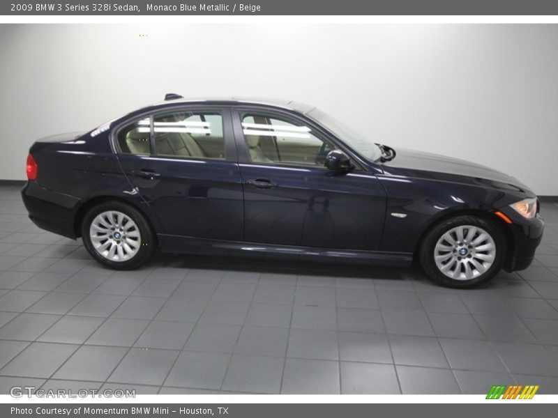 Monaco Blue Metallic / Beige 2009 BMW 3 Series 328i Sedan