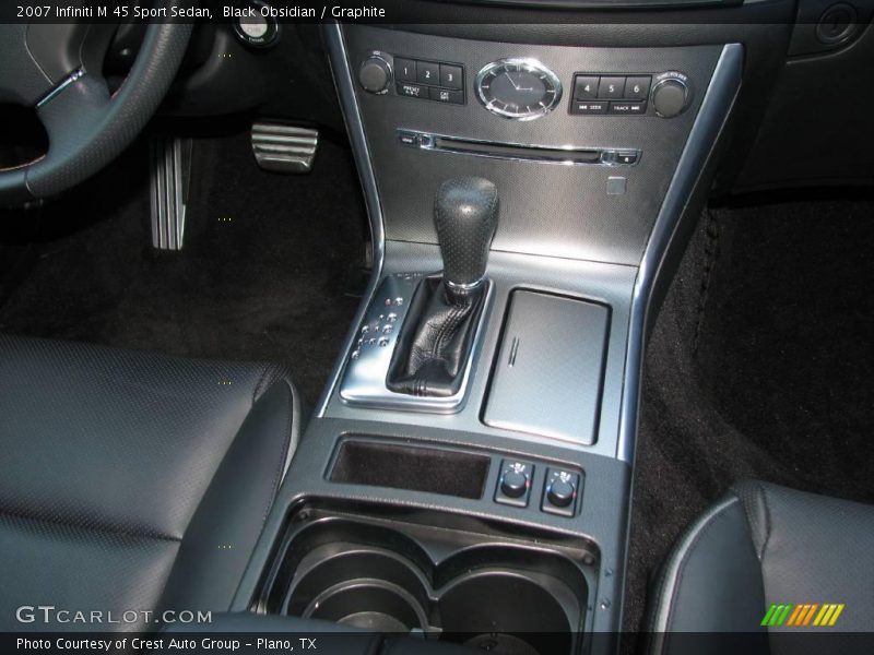 Black Obsidian / Graphite 2007 Infiniti M 45 Sport Sedan