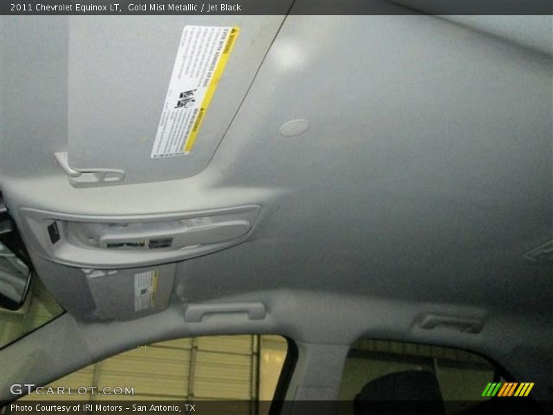 Gold Mist Metallic / Jet Black 2011 Chevrolet Equinox LT