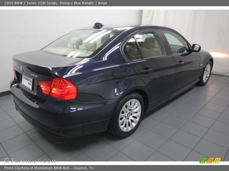 Monaco Blue Metallic / Beige 2009 BMW 3 Series 328i Sedan