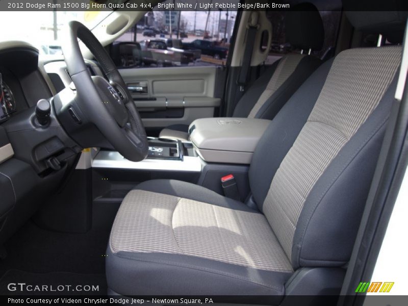 Front Seat of 2012 Ram 1500 Big Horn Quad Cab 4x4
