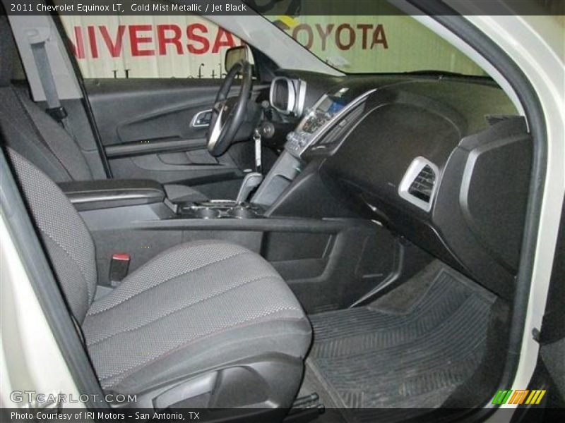 Gold Mist Metallic / Jet Black 2011 Chevrolet Equinox LT