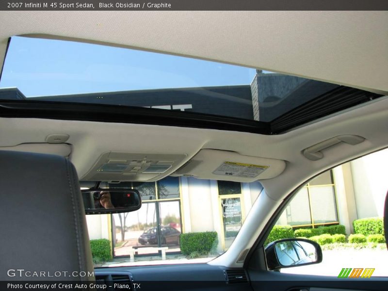 Black Obsidian / Graphite 2007 Infiniti M 45 Sport Sedan